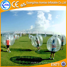 Boule de bulle gonflable gonflable humaine, prix de ballon de copain pour adulte